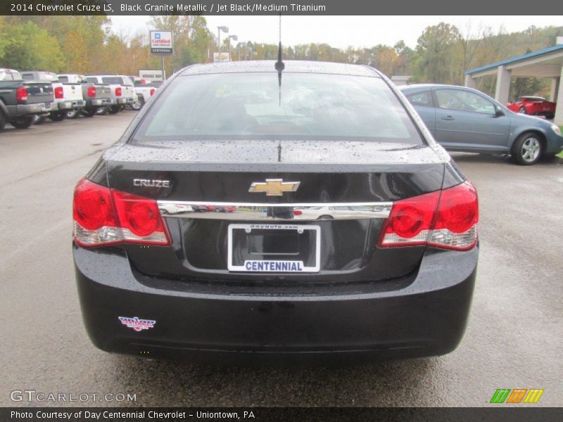 Black Granite Metallic / Jet Black/Medium Titanium 2014 Chevrolet Cruze LS