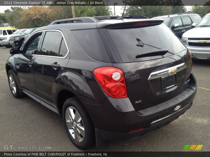 Ashen Gray Metallic / Jet Black 2013 Chevrolet Equinox LT AWD