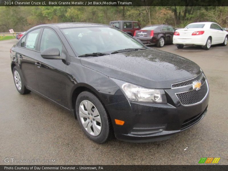 Black Granite Metallic / Jet Black/Medium Titanium 2014 Chevrolet Cruze LS