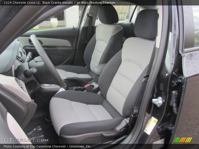 Black Granite Metallic / Jet Black/Medium Titanium 2014 Chevrolet Cruze LS