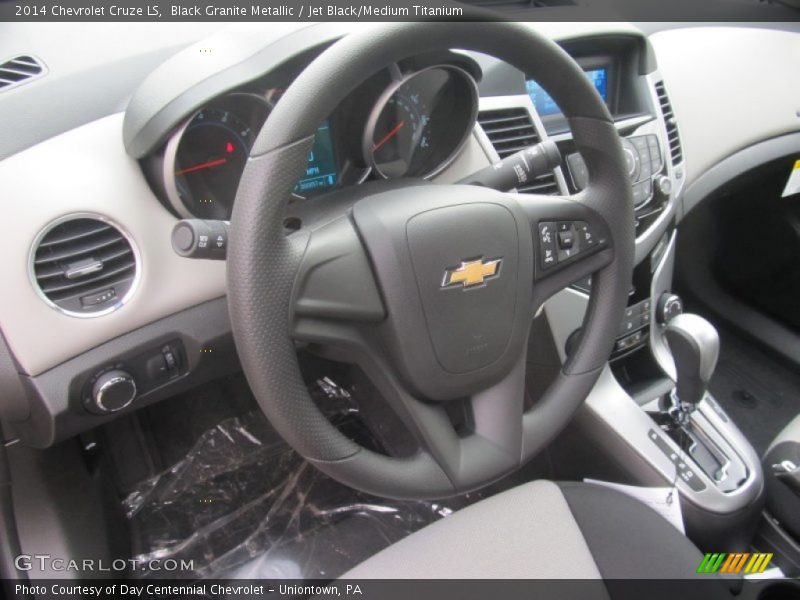 Black Granite Metallic / Jet Black/Medium Titanium 2014 Chevrolet Cruze LS