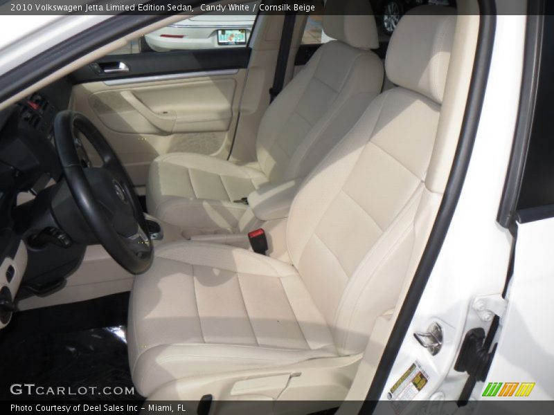 Candy White / Cornsilk Beige 2010 Volkswagen Jetta Limited Edition Sedan