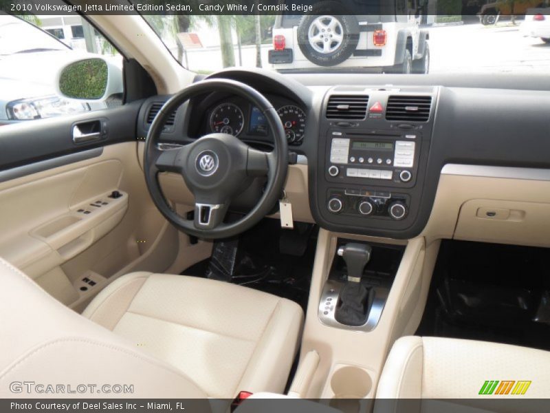Candy White / Cornsilk Beige 2010 Volkswagen Jetta Limited Edition Sedan