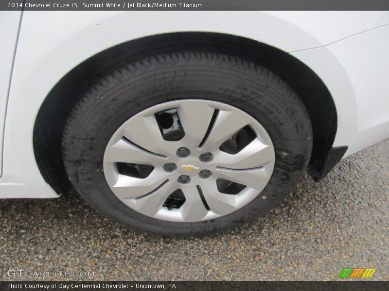 Summit White / Jet Black/Medium Titanium 2014 Chevrolet Cruze LS