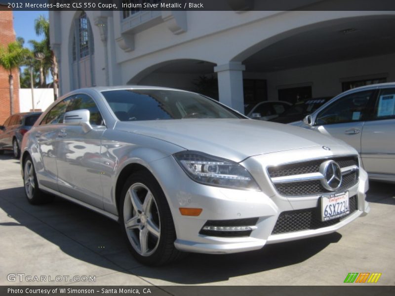 Iridium Silver Metallic / Black 2012 Mercedes-Benz CLS 550 Coupe