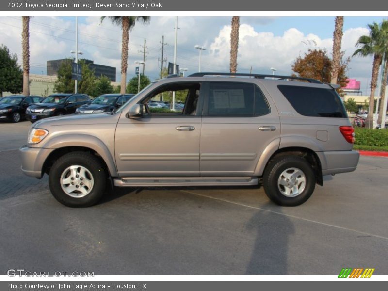 Desert Sand Mica / Oak 2002 Toyota Sequoia Limited