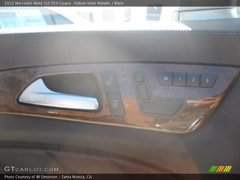 Iridium Silver Metallic / Black 2012 Mercedes-Benz CLS 550 Coupe