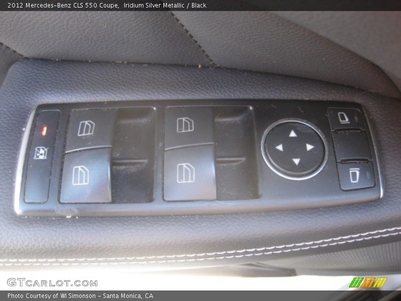 Iridium Silver Metallic / Black 2012 Mercedes-Benz CLS 550 Coupe
