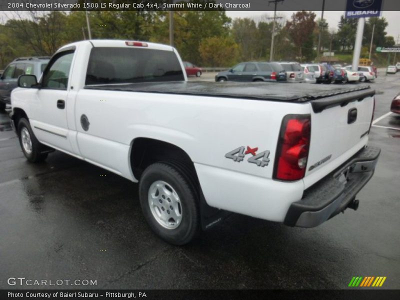 Summit White / Dark Charcoal 2004 Chevrolet Silverado 1500 LS Regular Cab 4x4