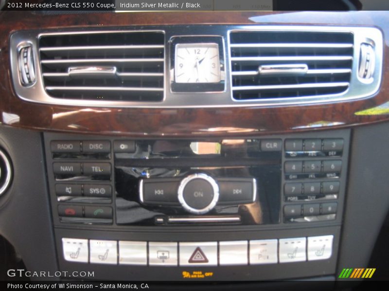 Iridium Silver Metallic / Black 2012 Mercedes-Benz CLS 550 Coupe