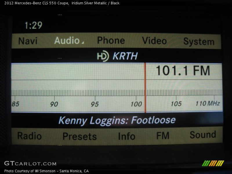 Iridium Silver Metallic / Black 2012 Mercedes-Benz CLS 550 Coupe