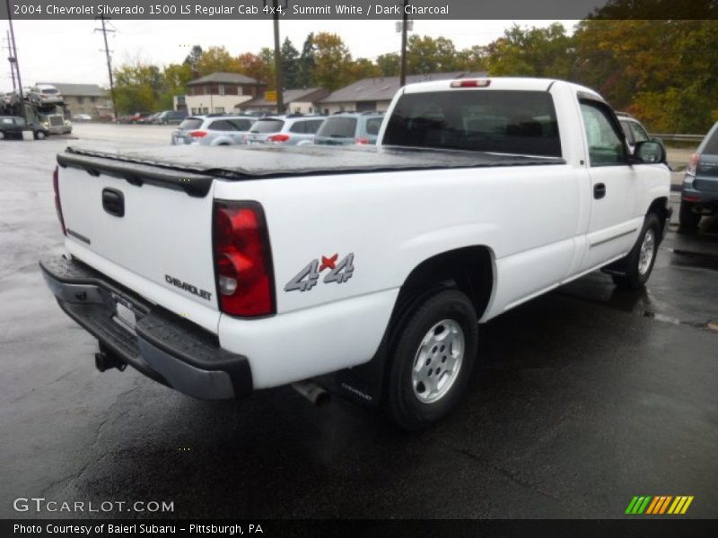 Summit White / Dark Charcoal 2004 Chevrolet Silverado 1500 LS Regular Cab 4x4