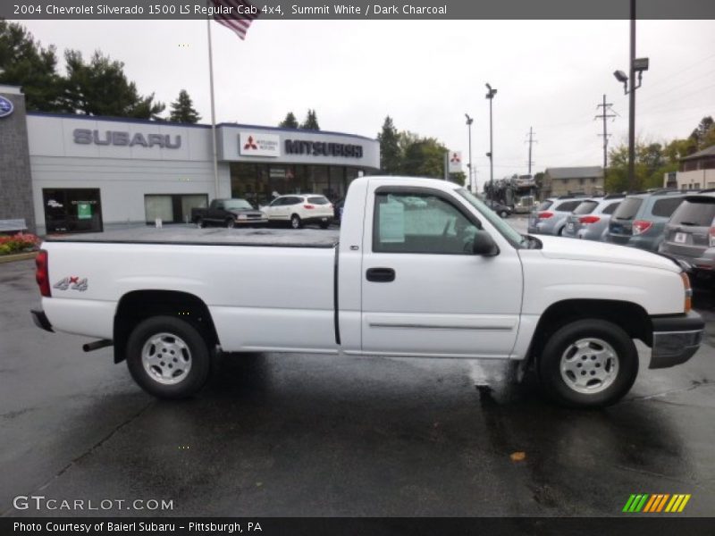 Summit White / Dark Charcoal 2004 Chevrolet Silverado 1500 LS Regular Cab 4x4