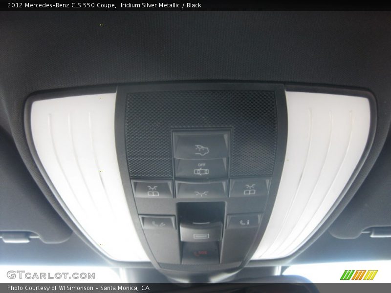 Iridium Silver Metallic / Black 2012 Mercedes-Benz CLS 550 Coupe