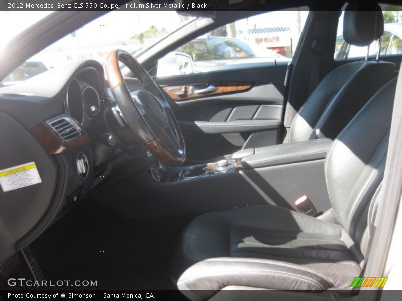 Iridium Silver Metallic / Black 2012 Mercedes-Benz CLS 550 Coupe