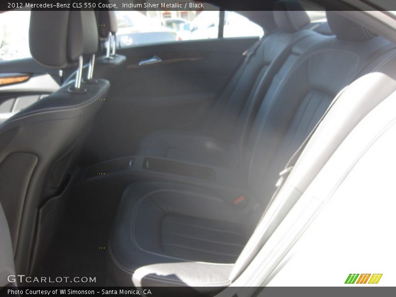 Iridium Silver Metallic / Black 2012 Mercedes-Benz CLS 550 Coupe