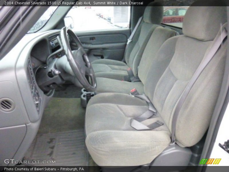 Summit White / Dark Charcoal 2004 Chevrolet Silverado 1500 LS Regular Cab 4x4