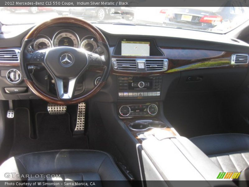Iridium Silver Metallic / Black 2012 Mercedes-Benz CLS 550 Coupe