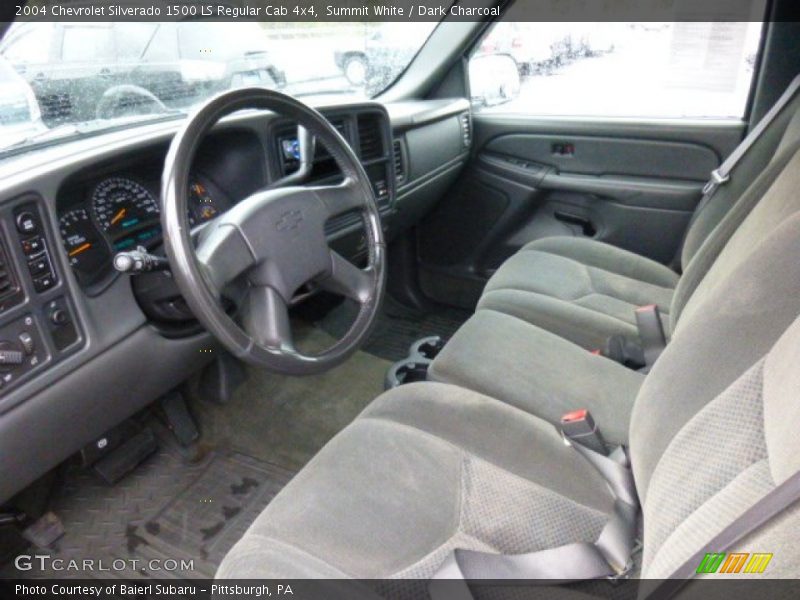 Summit White / Dark Charcoal 2004 Chevrolet Silverado 1500 LS Regular Cab 4x4