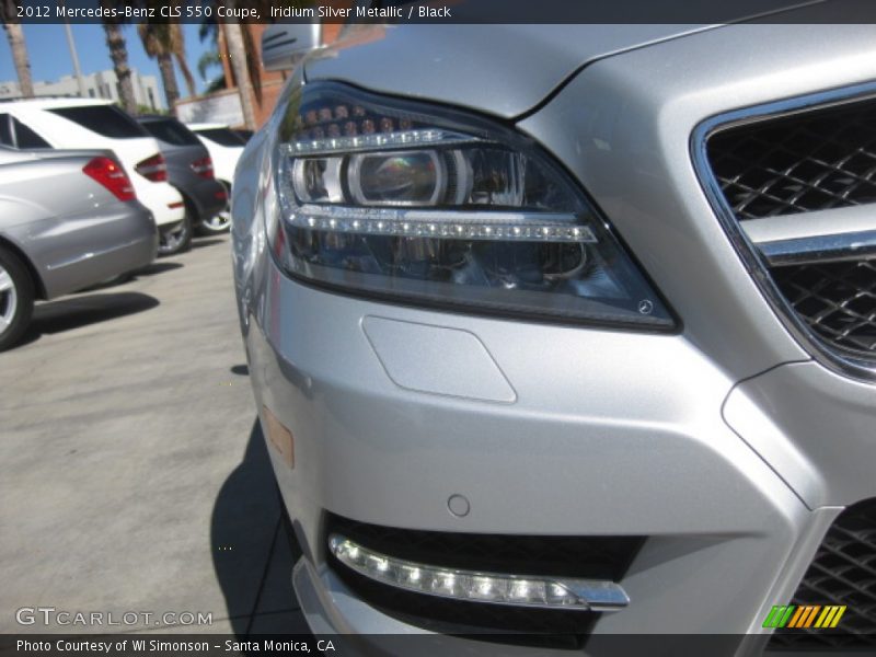 Iridium Silver Metallic / Black 2012 Mercedes-Benz CLS 550 Coupe