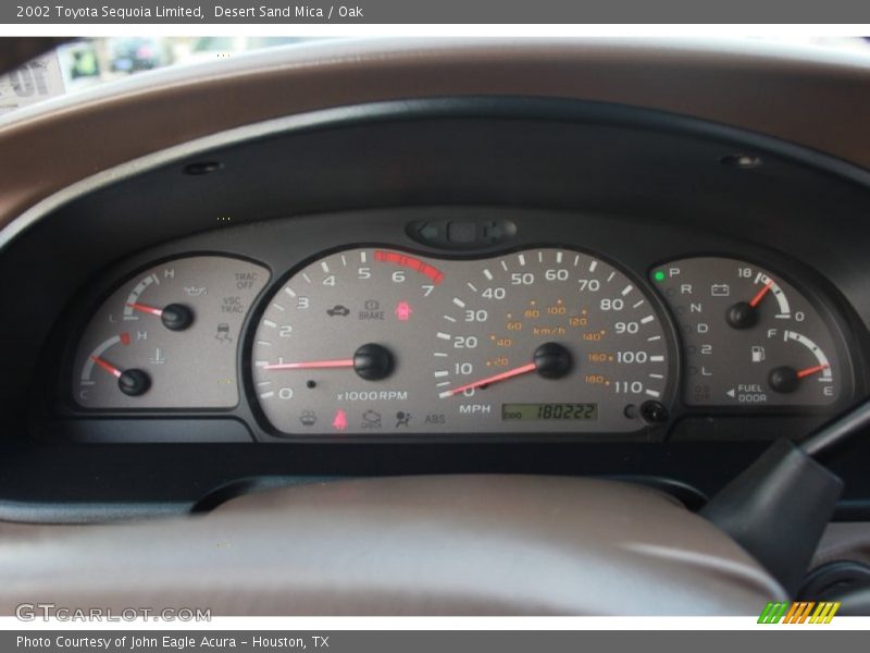 Desert Sand Mica / Oak 2002 Toyota Sequoia Limited