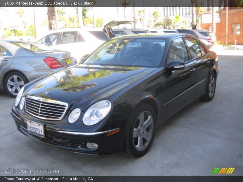 Black / Black 2005 Mercedes-Benz E 320 Sedan