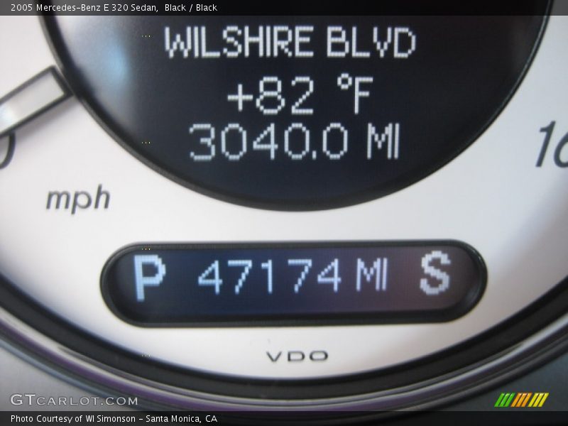 Black / Black 2005 Mercedes-Benz E 320 Sedan