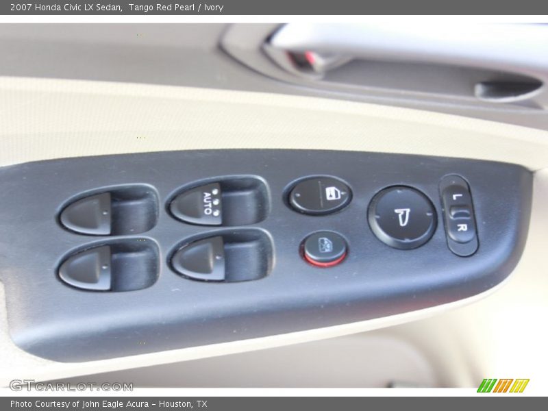 Tango Red Pearl / Ivory 2007 Honda Civic LX Sedan