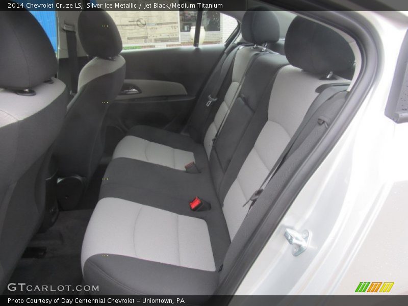 Silver Ice Metallic / Jet Black/Medium Titanium 2014 Chevrolet Cruze LS