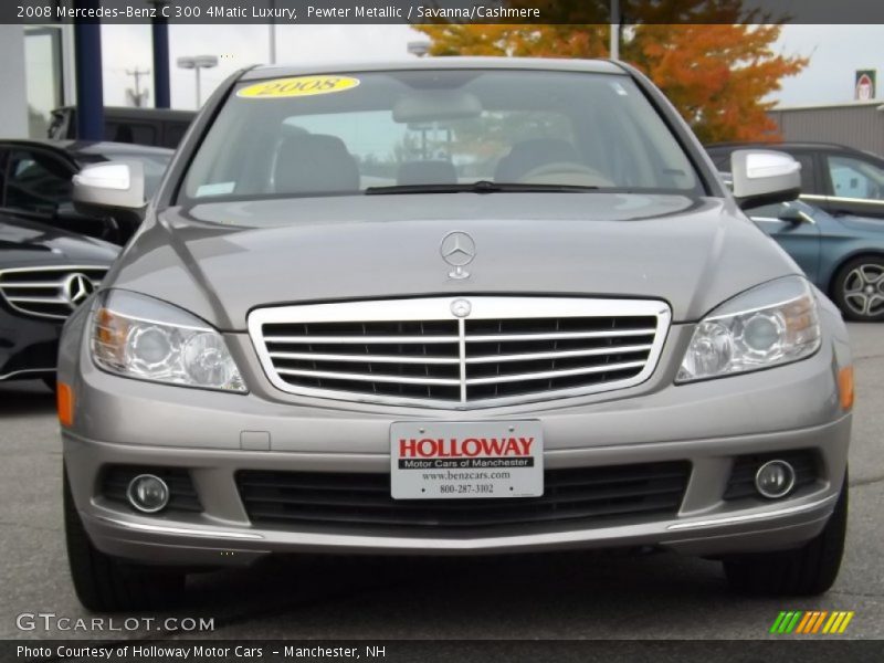 Pewter Metallic / Savanna/Cashmere 2008 Mercedes-Benz C 300 4Matic Luxury