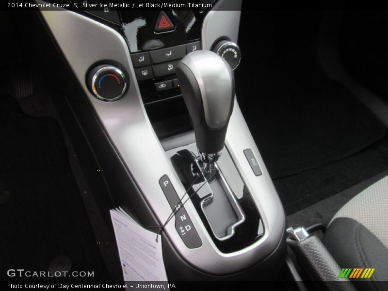 Silver Ice Metallic / Jet Black/Medium Titanium 2014 Chevrolet Cruze LS