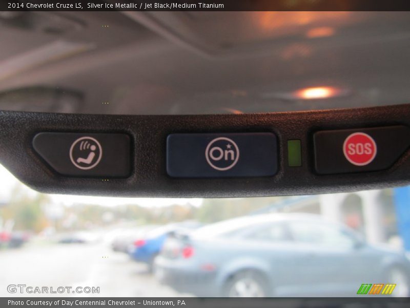Silver Ice Metallic / Jet Black/Medium Titanium 2014 Chevrolet Cruze LS