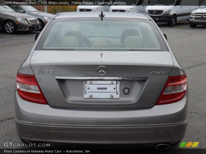Pewter Metallic / Savanna/Cashmere 2008 Mercedes-Benz C 300 4Matic Luxury