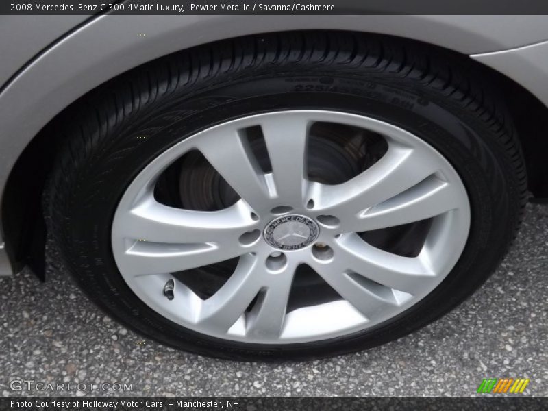 Pewter Metallic / Savanna/Cashmere 2008 Mercedes-Benz C 300 4Matic Luxury