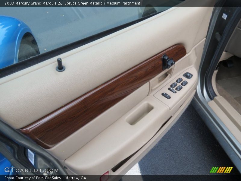 Spruce Green Metallic / Medium Parchment 2003 Mercury Grand Marquis LS