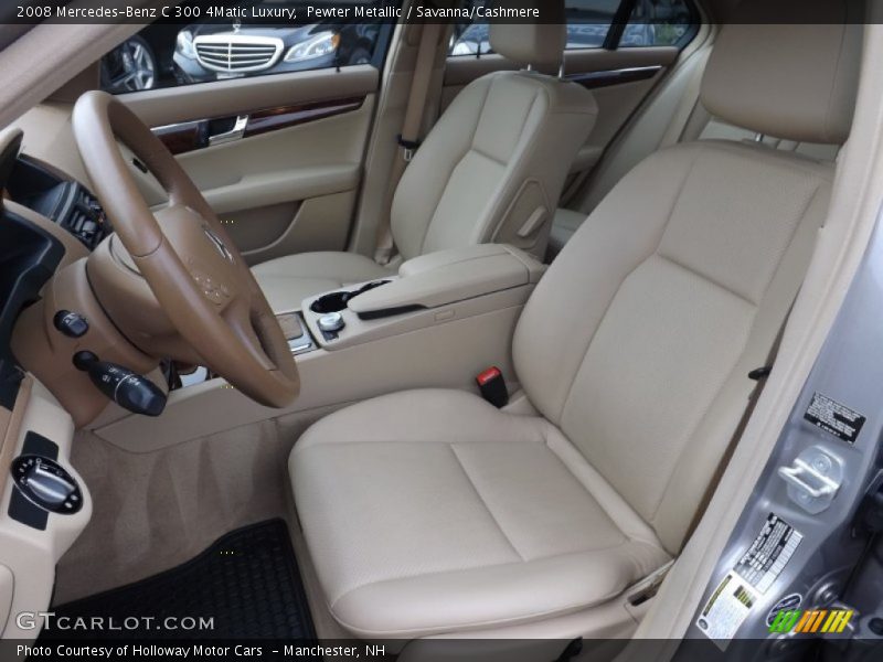 Pewter Metallic / Savanna/Cashmere 2008 Mercedes-Benz C 300 4Matic Luxury