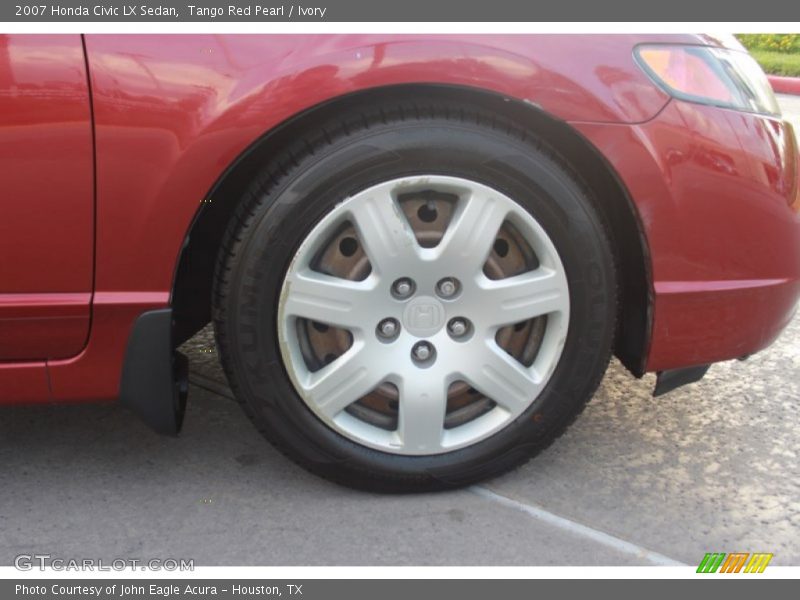 Tango Red Pearl / Ivory 2007 Honda Civic LX Sedan