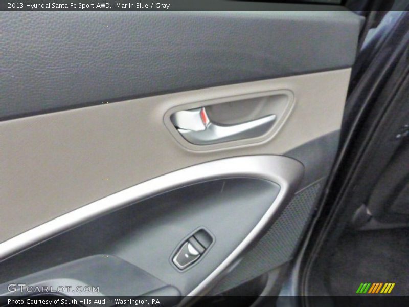 Marlin Blue / Gray 2013 Hyundai Santa Fe Sport AWD