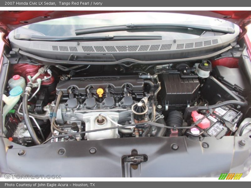 Tango Red Pearl / Ivory 2007 Honda Civic LX Sedan