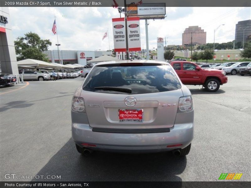 True Silver Metallic / Black 2009 Mazda CX-7 Sport