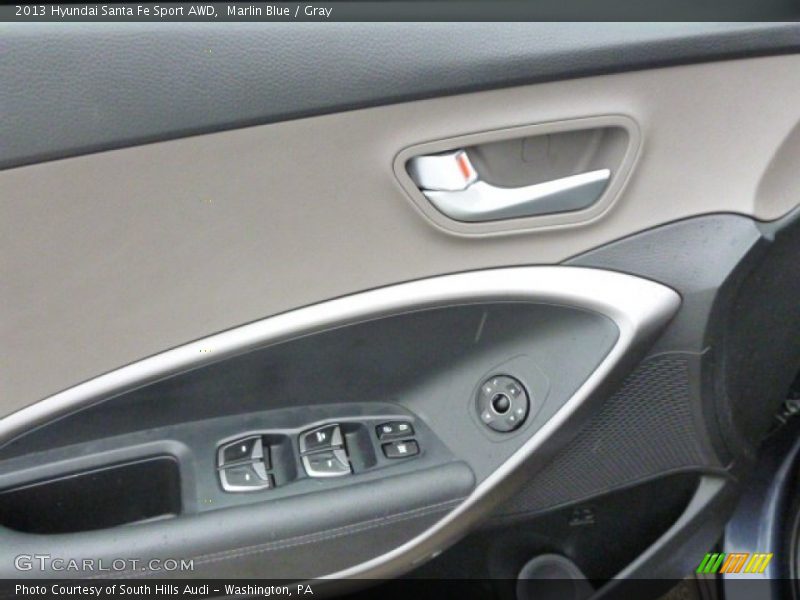 Marlin Blue / Gray 2013 Hyundai Santa Fe Sport AWD