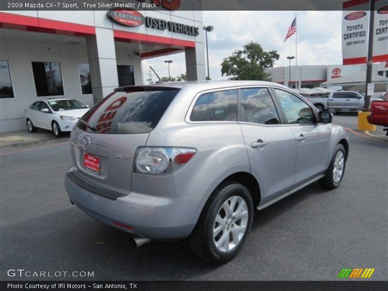 True Silver Metallic / Black 2009 Mazda CX-7 Sport