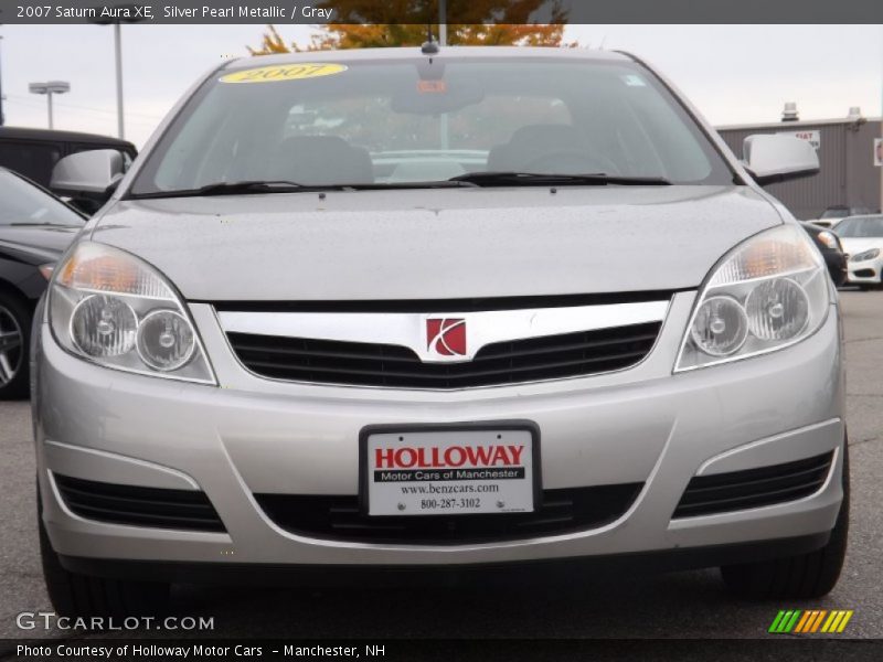 Silver Pearl Metallic / Gray 2007 Saturn Aura XE
