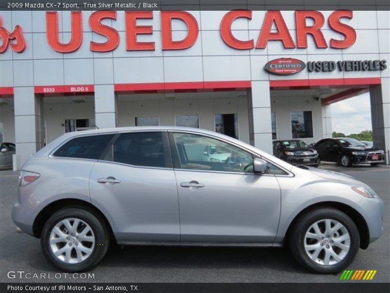 True Silver Metallic / Black 2009 Mazda CX-7 Sport