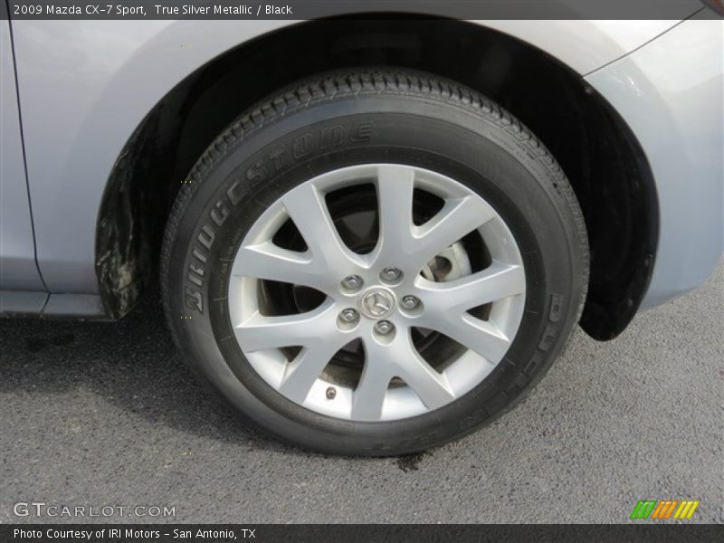 True Silver Metallic / Black 2009 Mazda CX-7 Sport