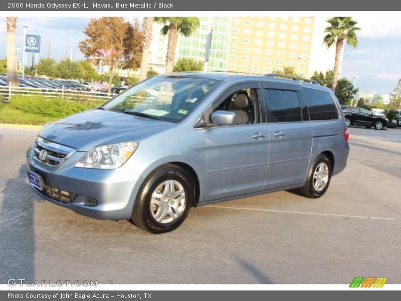Havasu Blue Metallic / Black 2006 Honda Odyssey EX-L
