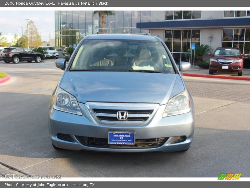 Havasu Blue Metallic / Black 2006 Honda Odyssey EX-L