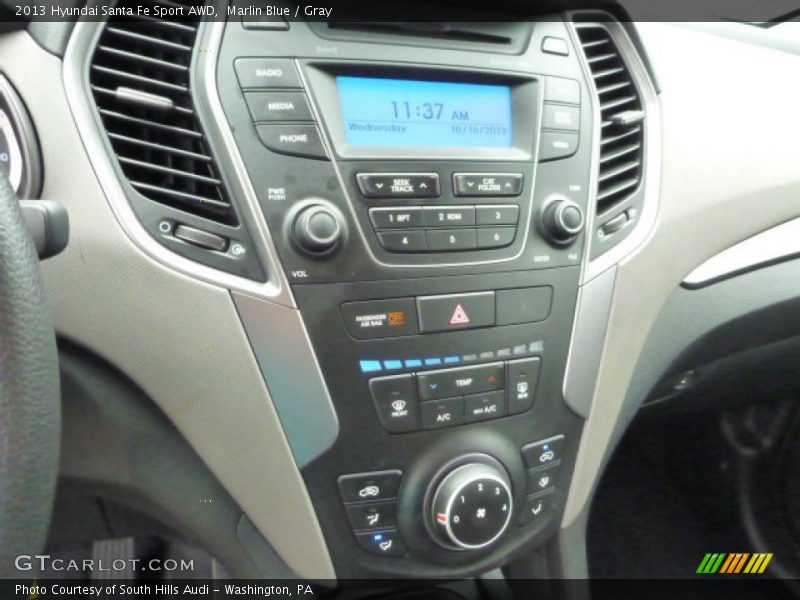 Marlin Blue / Gray 2013 Hyundai Santa Fe Sport AWD