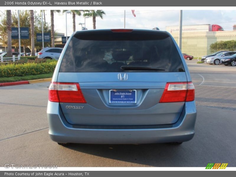 Havasu Blue Metallic / Black 2006 Honda Odyssey EX-L