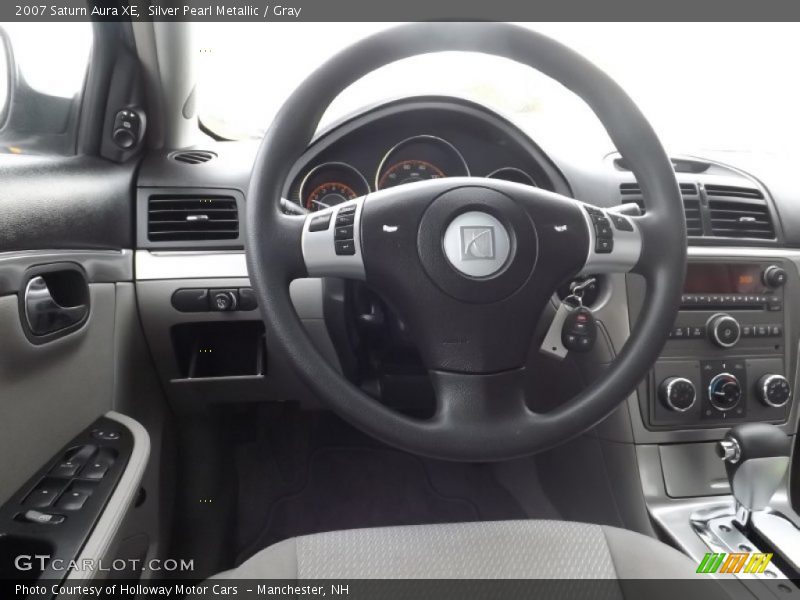 Silver Pearl Metallic / Gray 2007 Saturn Aura XE
